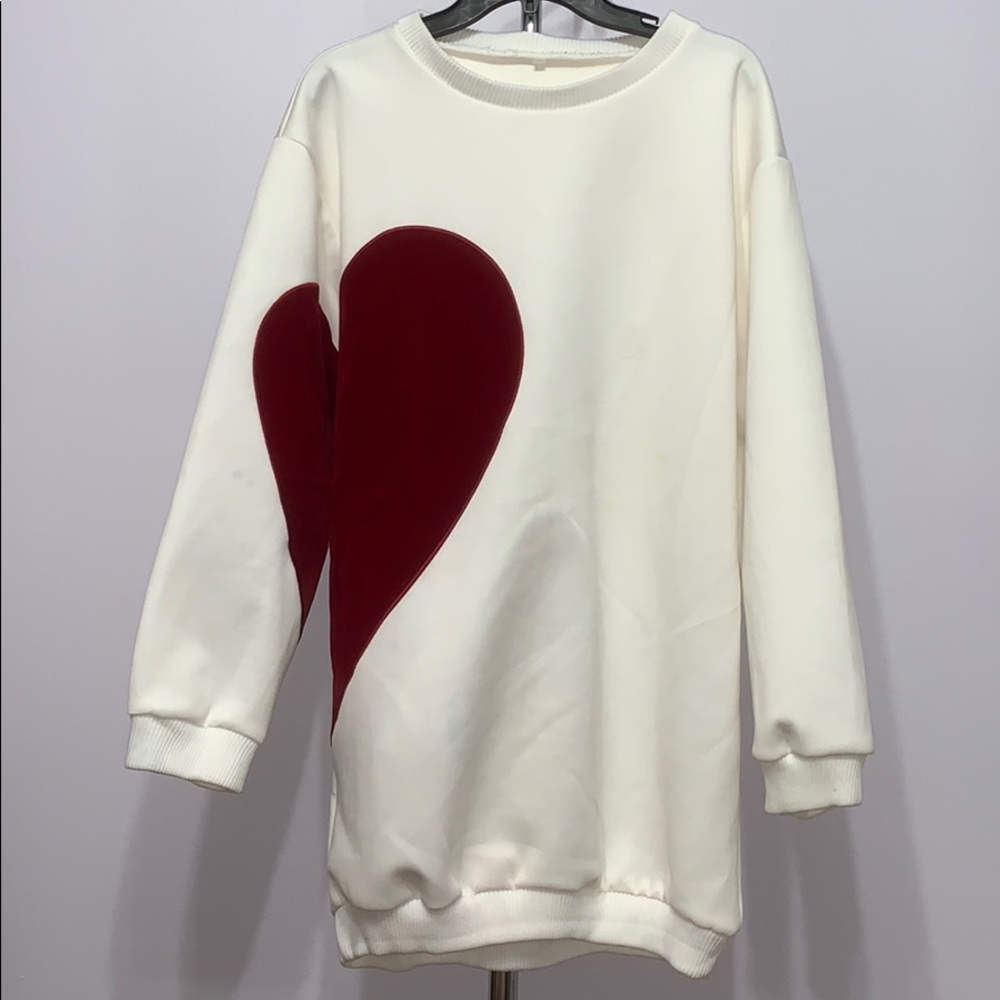 VKOZEN Why So Serious Oversized Sweater Dress